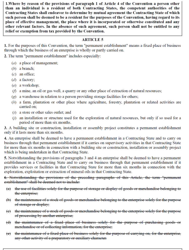Multilateral instruments (MLI) and its impact on withholding tax